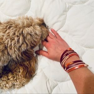 5-in-1 Wrap Bracelet - Light & Dark Pink & Purple